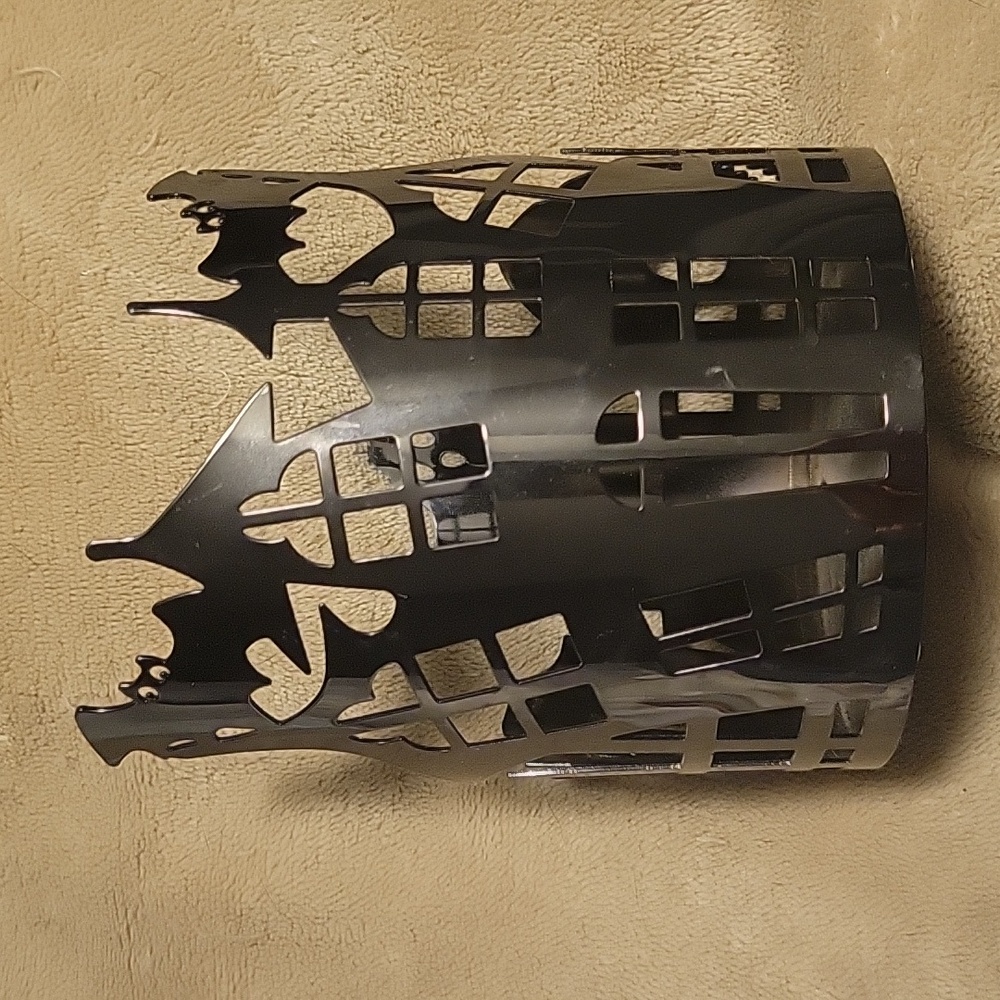 3 wick Halloween candle holder